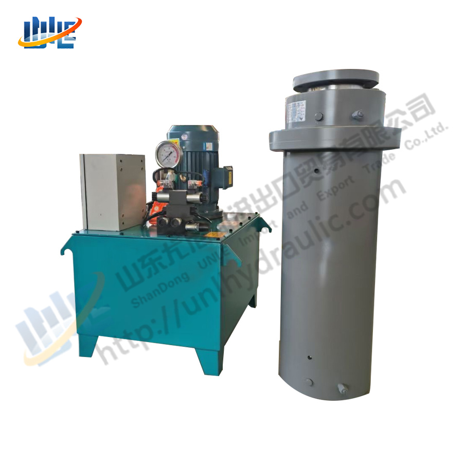 Large Flange Mount Hydraulic Cylinder Hydraulic Press Ram Tonne