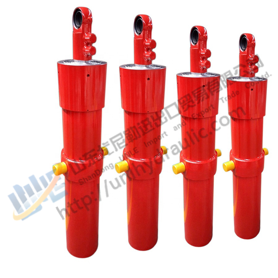 Single Acting Telescopic Hydraulic Cylinder Hydraulic Ram For Tipper