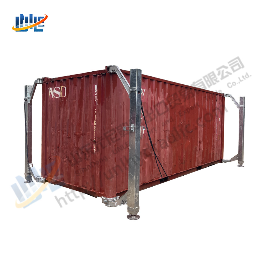 Truck mounted hydraulic container lifting system shipping container ...