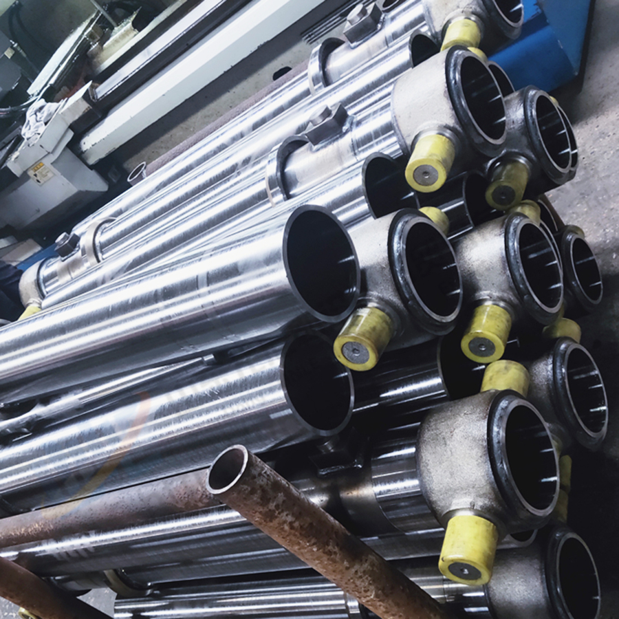 Single Acting The Telescopic Hydraulic Oil Cylinder Damper for Truck