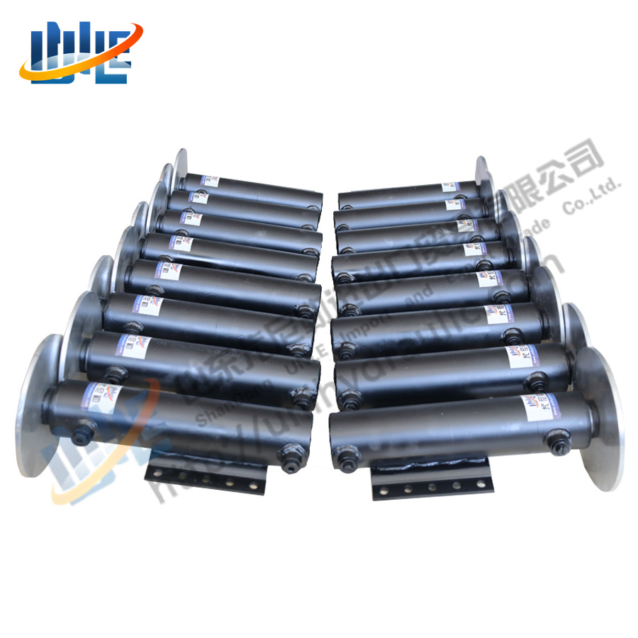 RV Caravan power unit telescopic hydraulic cylinder loading ramp dock