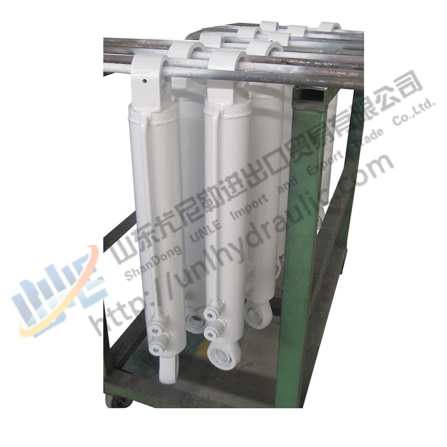 Heavy duty lift parts hydraulic double lift ram hydraulic cylinder