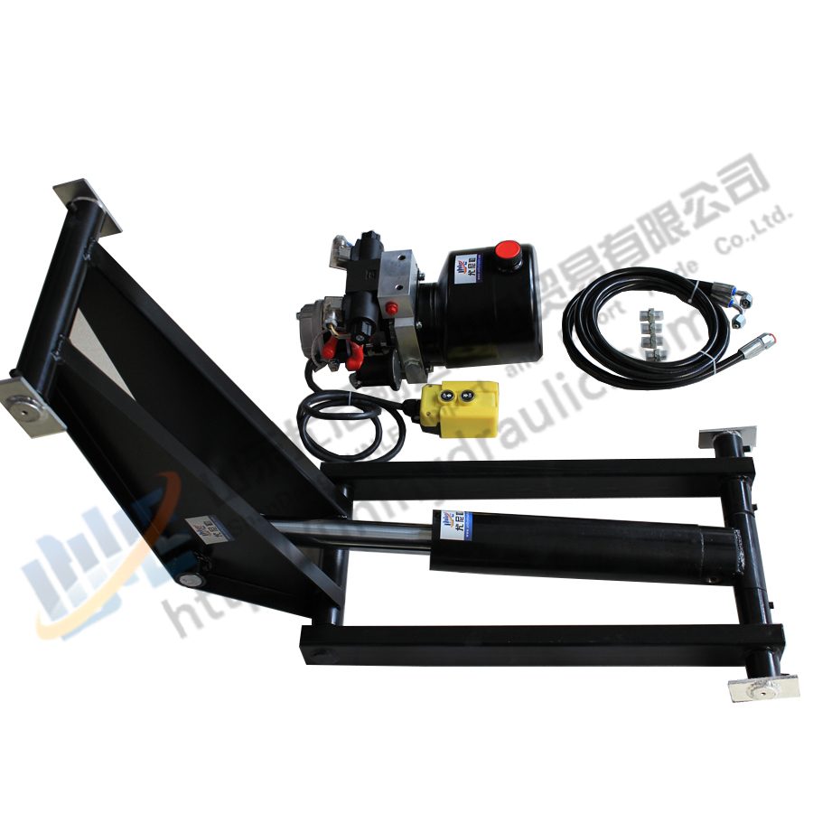 DC 12V 24V Tipper kit dump trailer truck hydraulic scissor hoist lift