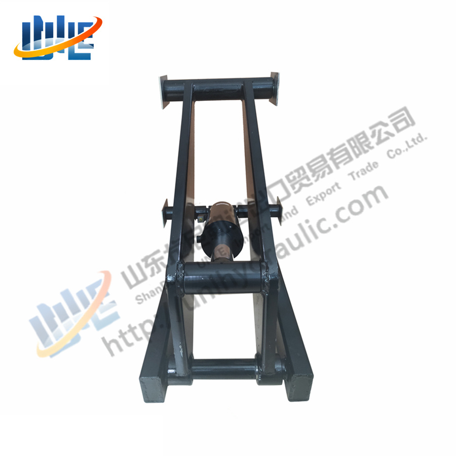 Scissor type hydraulic cylinder lifting system for Hydraulic Dump