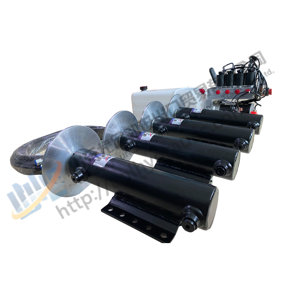 5 ton double acting hydraulic cylinder autoleveling system for fifth