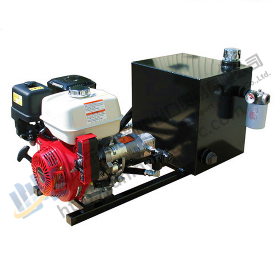 Remote control engine driven hydraulic power unit gasoline hydraulic ...