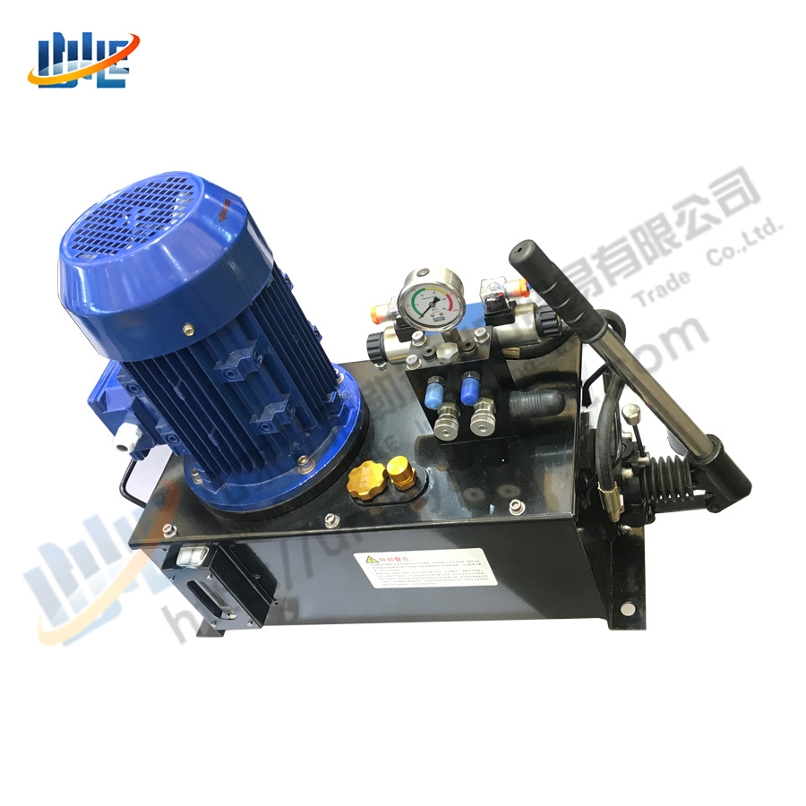 12v dc engine pump hydraulic power pack for swimming pool platform