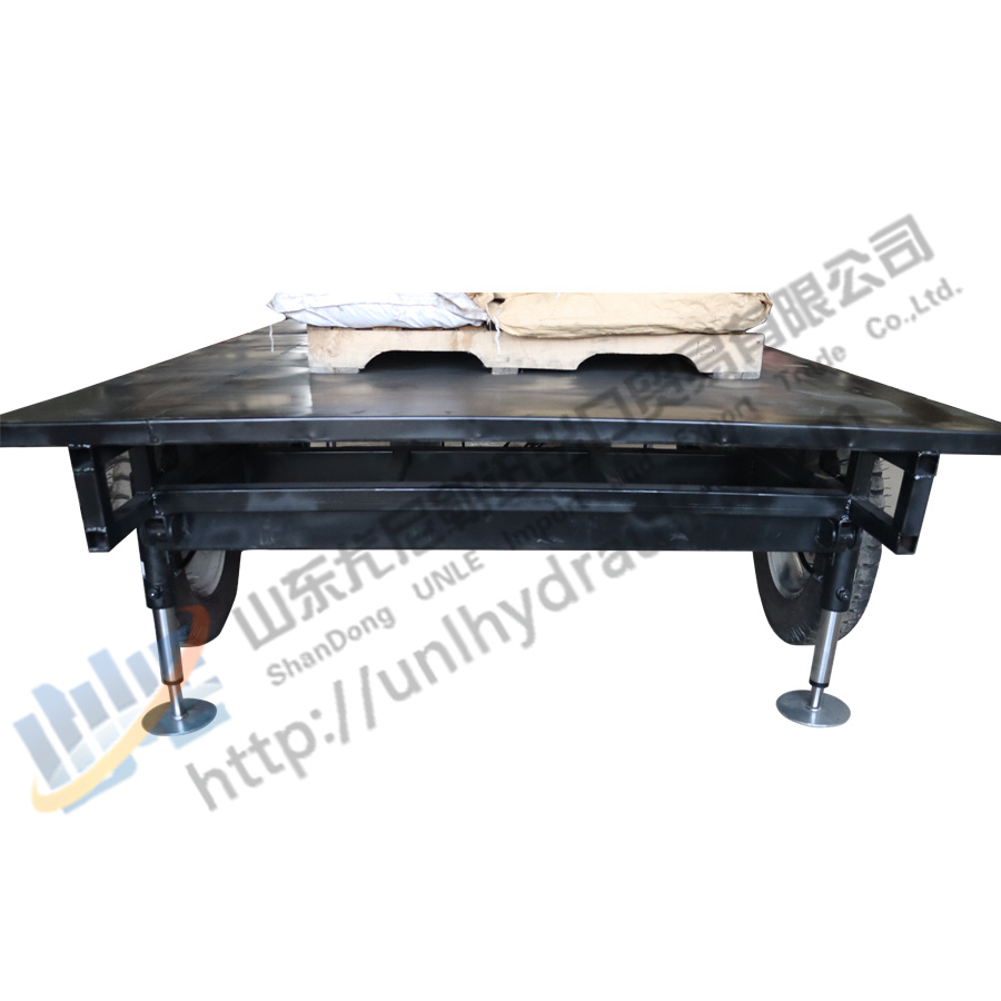 4leg hydraulic system for trailer self leveling hydraulic self