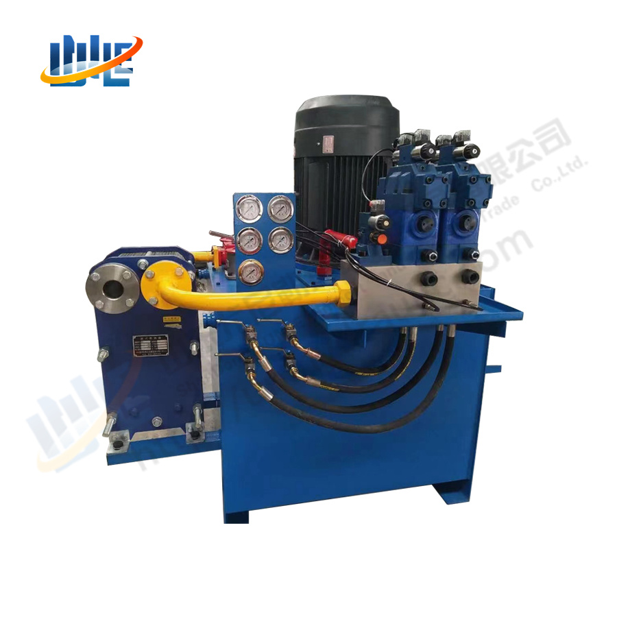 Mobile AC Horizontal High Pressure Drive Hydraulic Cylinders Hydraulic Power Unit With Cooling