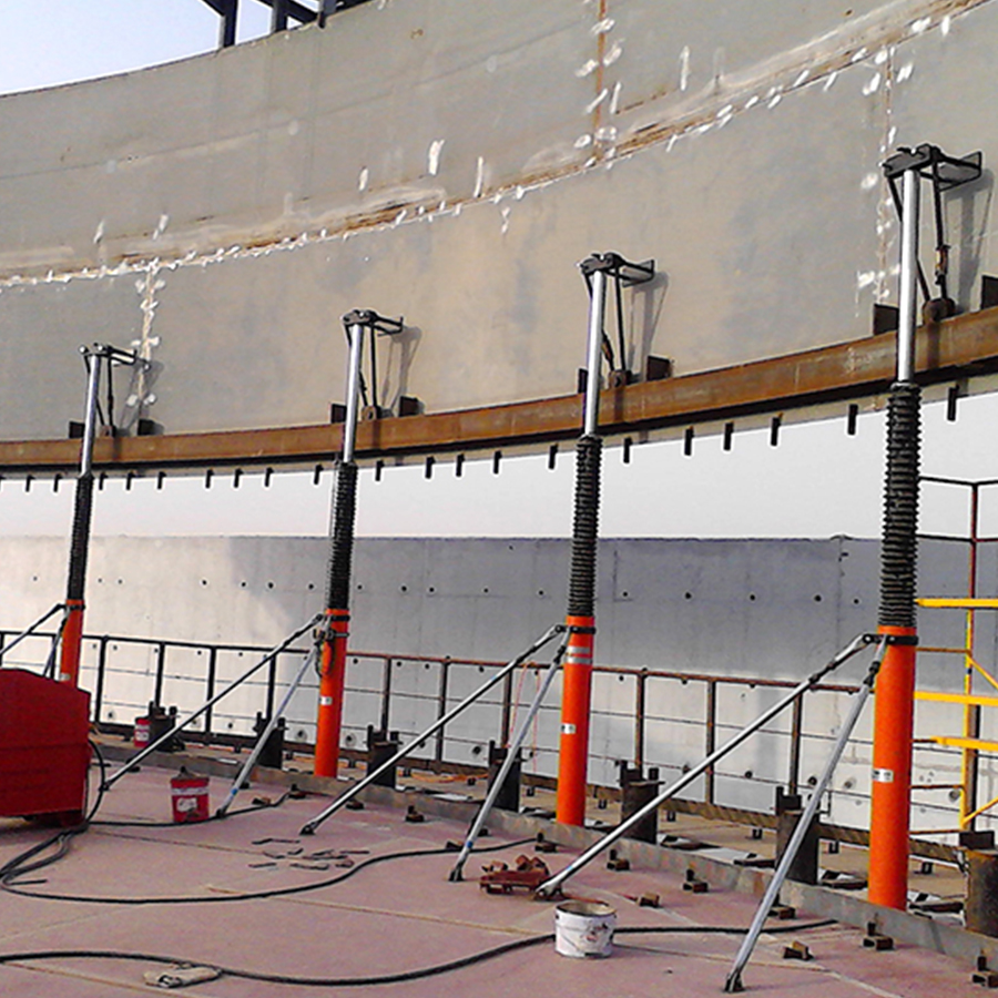 Automatic Top to Bottom Tank Welding Hydraulic Jacking System Buy